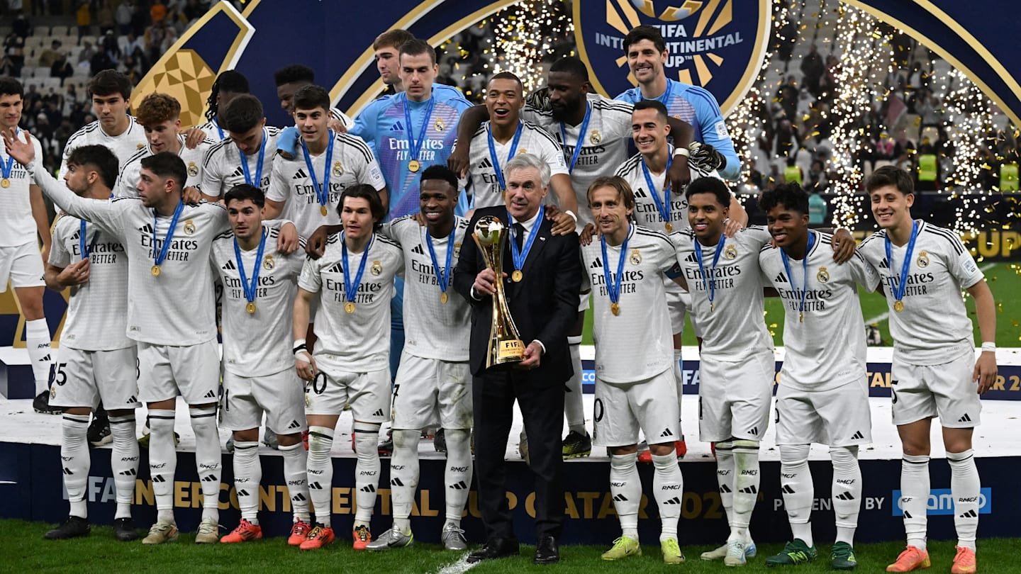 Carlo Ancelotti reacts to record-breaking Real Madrid trophy win