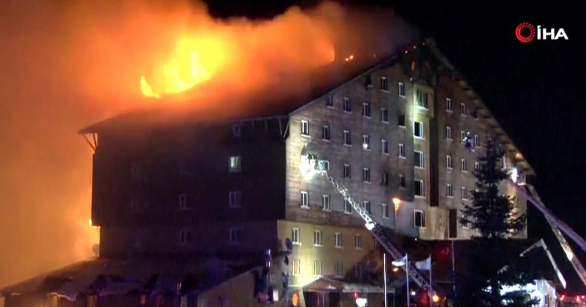 Dozens killed in a fire at a ski resort in Turkey