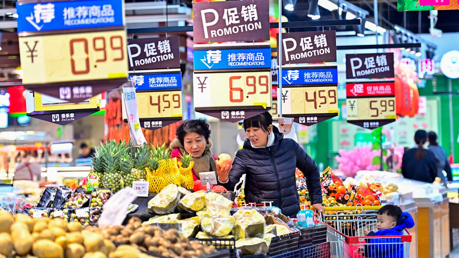 China’s consumer inflation slowed further in December, sparking deflation fears