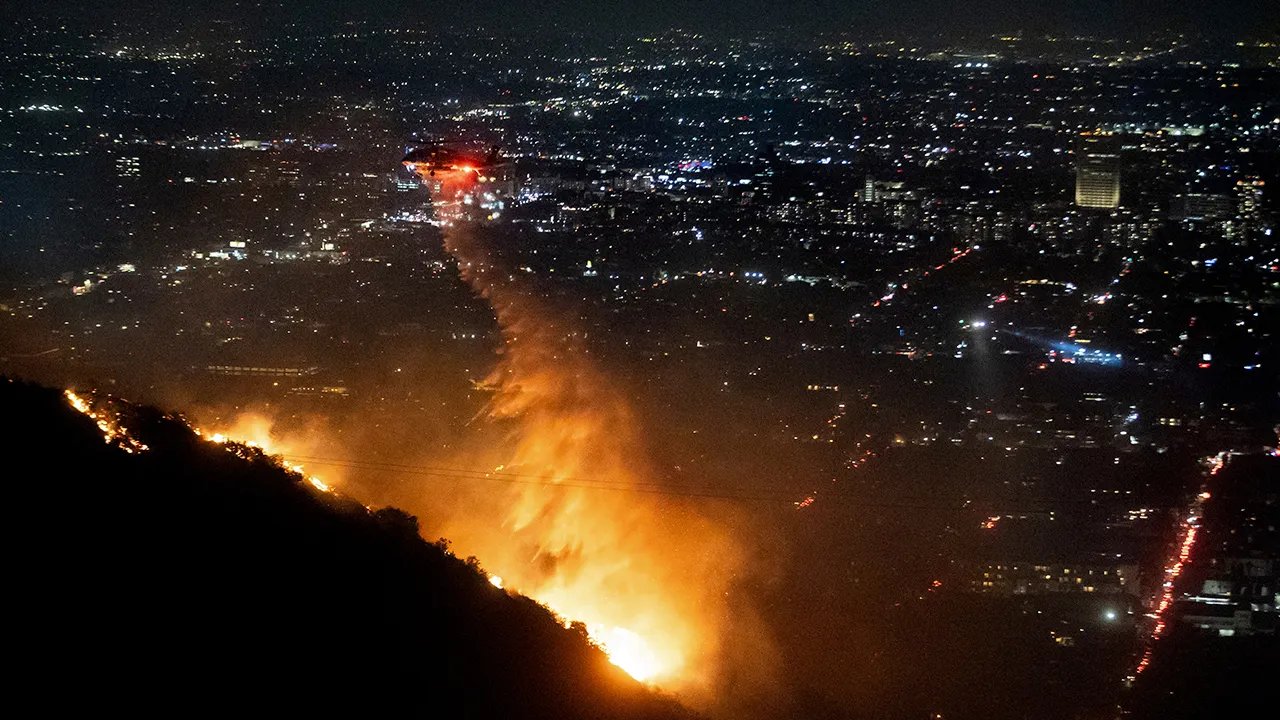 New raging fire engulfs Hollywood’s iconic epicenter and more headlines