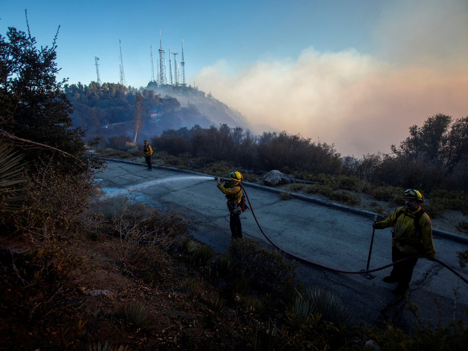 ‘I lost everything’: Firefighters battle ‘unprecedented’ LA fires Climate crisis news