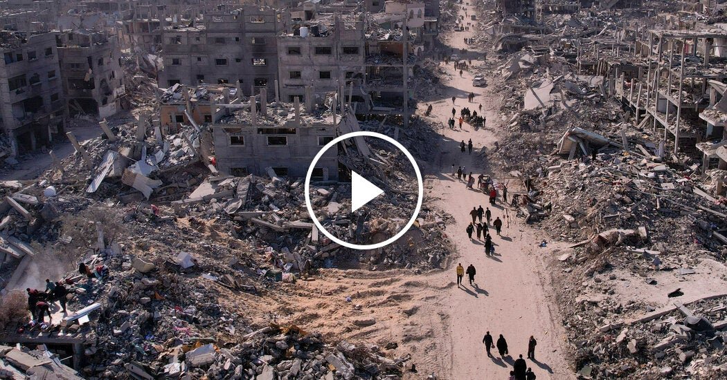 ‘Nothing left’: Gaza lies in ruins