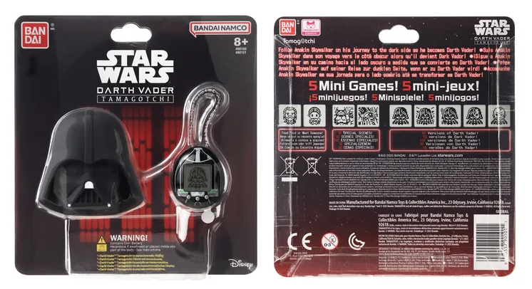 Now you can lift anakin skywalker with Darth Vader Tamagotchi