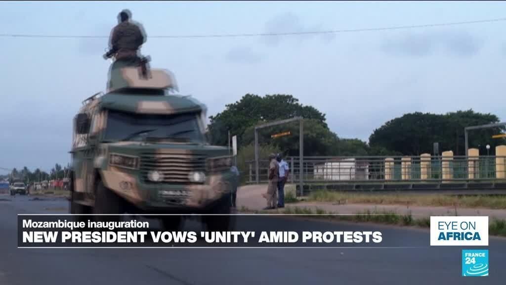 Mozambique inauguration: new president promises ‘unity’ amid protests