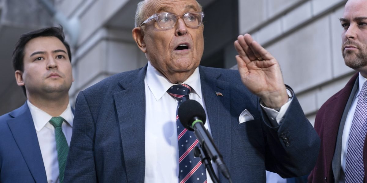 Rudy Giuliani showed up more than 90 minutes late to his trial to decide the fate of his Florida condo and World Series rings and no one knows why