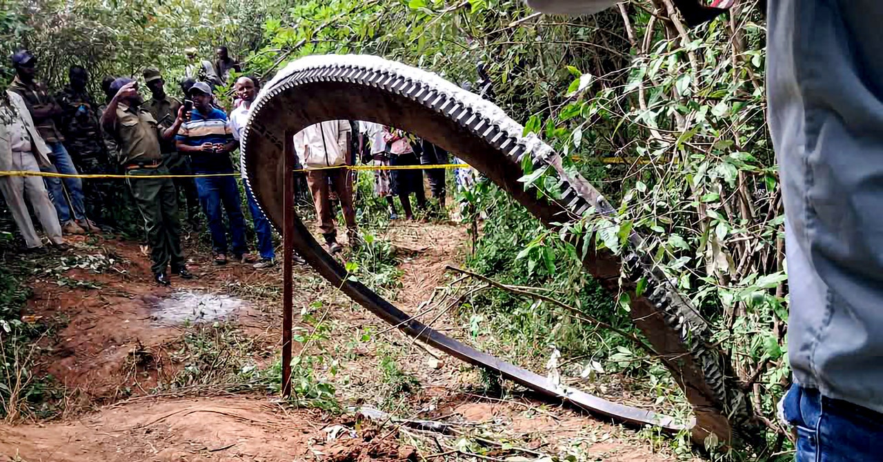 A Glowing Metal Ring Crashes to the Ground. No One Knows Where It Came From