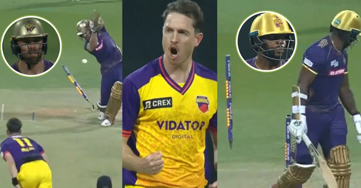 Watch: Adam Milne’s devastating bowling smashes stumps of Phil Salt and Kyle Mayers in ILT20 2025