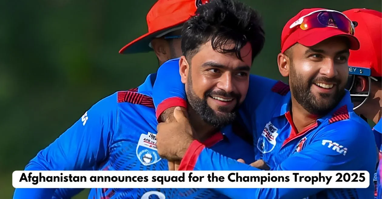 Hashmatullah Shahidi leads Afghanistan to announce 2025 Champions Trophy squad