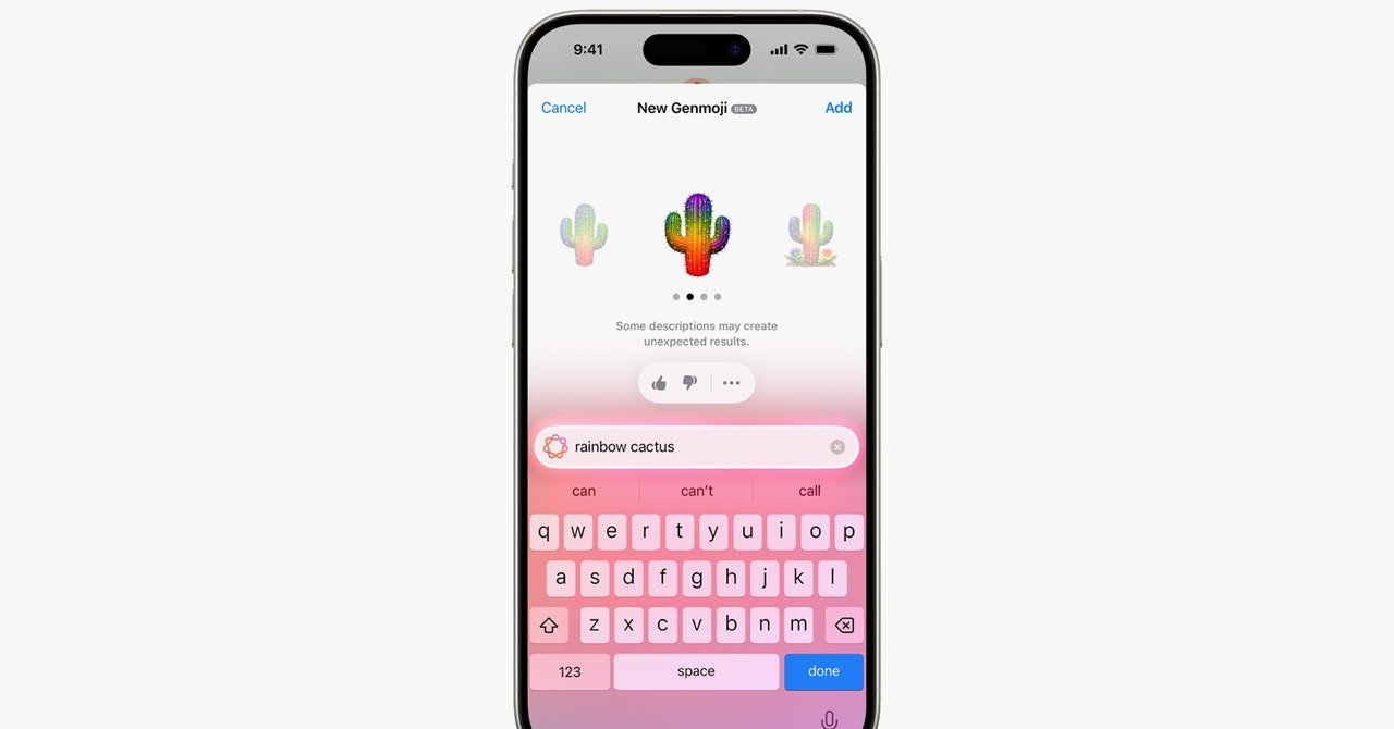 How Apple Uses Genmoji to Create New Types of Emojis