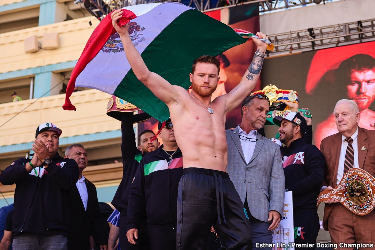 The first truly big fight in boxing history: Canelo vs. Canelo Crawford!