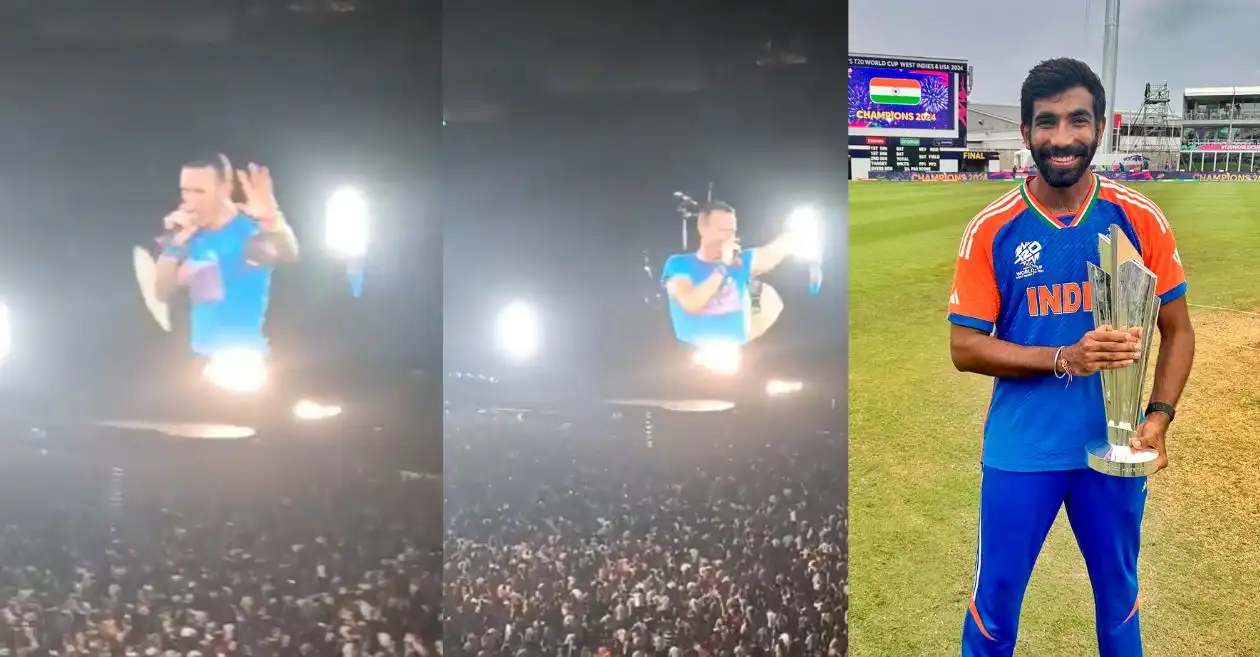 Watch: Jasprit Bumrah gets special mention from Coldplay’s Chris Martin during Mumbai concert