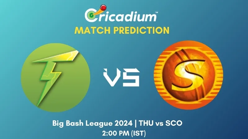 BBL 2024-25 Match 33 THU vs SCO Match Prediction