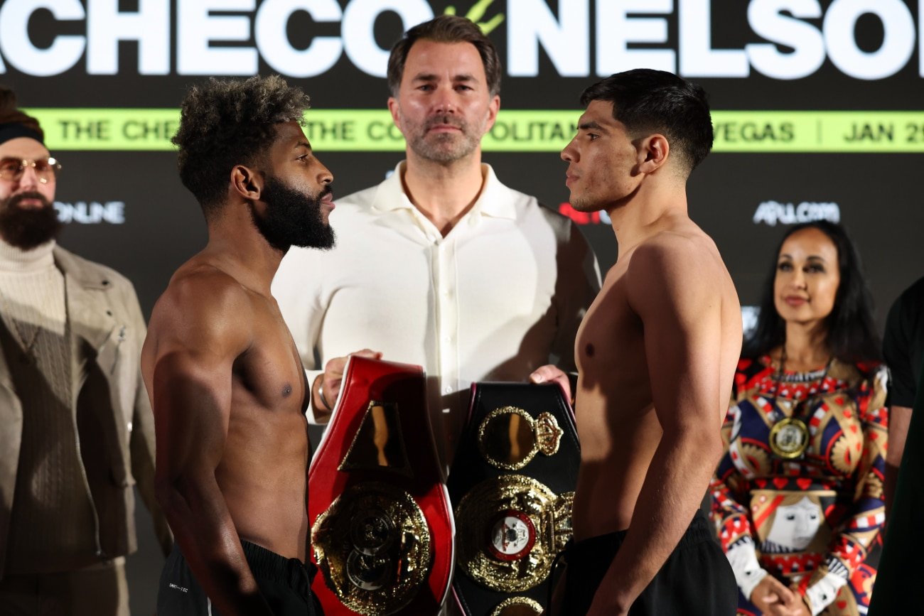 Cruz vs. Salcido and Pacheco VS. Nelson-Saturday’s weighing result