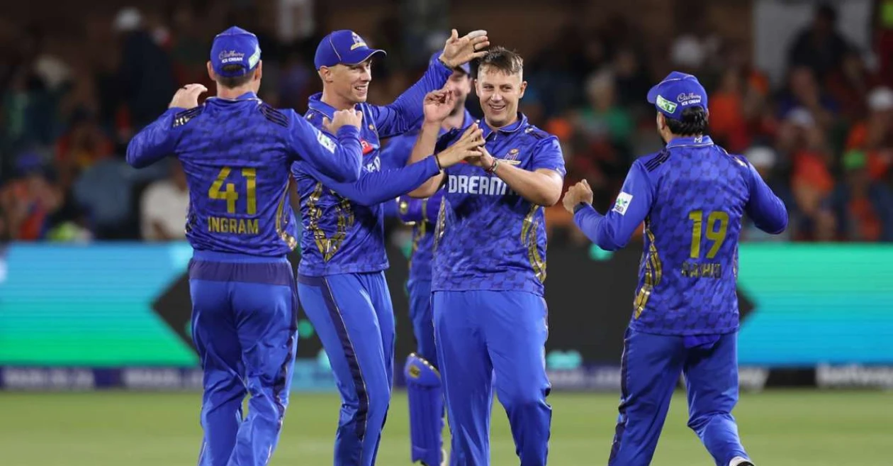 Delano Potgieter Wreaks havoc as MI Cape Town beat Sunrisers Eastern Cape in SA20 2025 opener