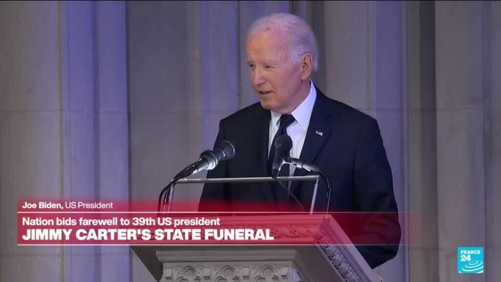 Replay: Listen to Joe Biden’s speech at Jimmy Carter’s funeral