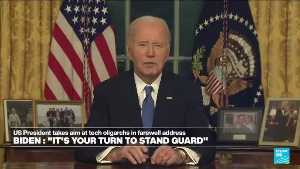 In his farewell speech, Joe Biden told Americans to ‘beware’ of the oligarchy