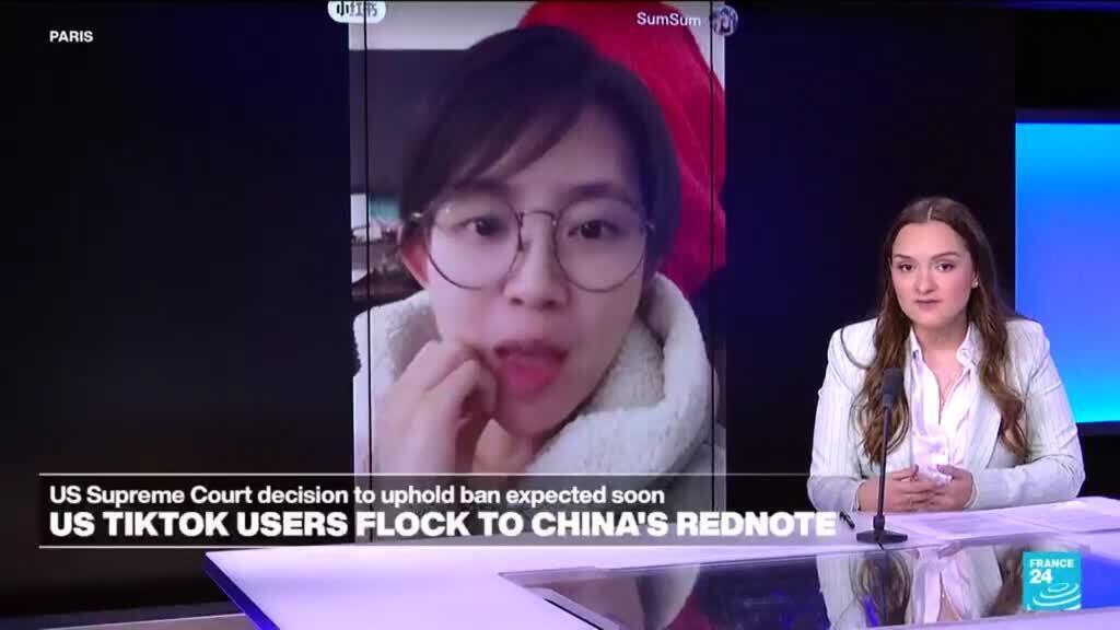 Tech: US Tiktok users flock to Chinese social media app RedNote