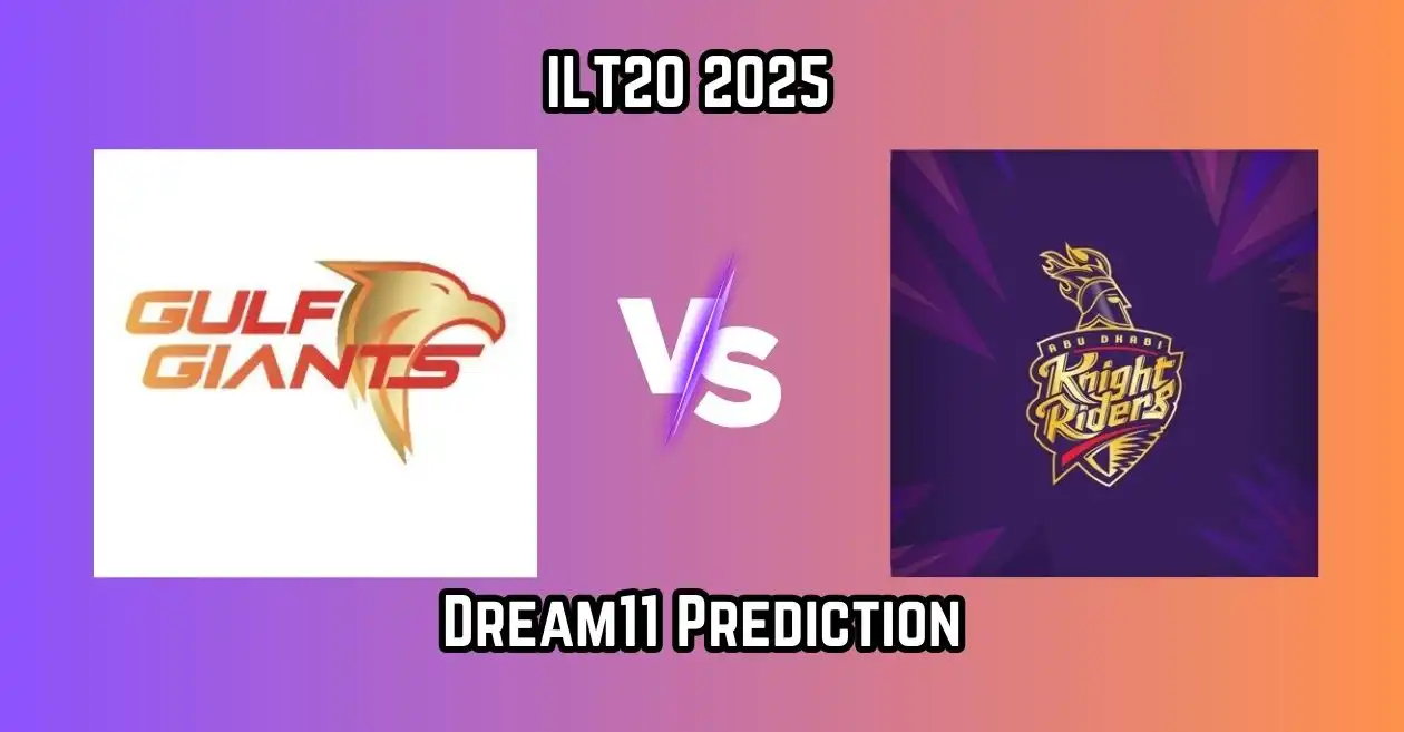 GG vs ADKR, ILT20 2025: Match Prediction, Dream11 Team, Fantasy Cricket Tips and Pitch Report | GG vs ADKR Gulf Giants vs Abu Dhabi Knight Riders