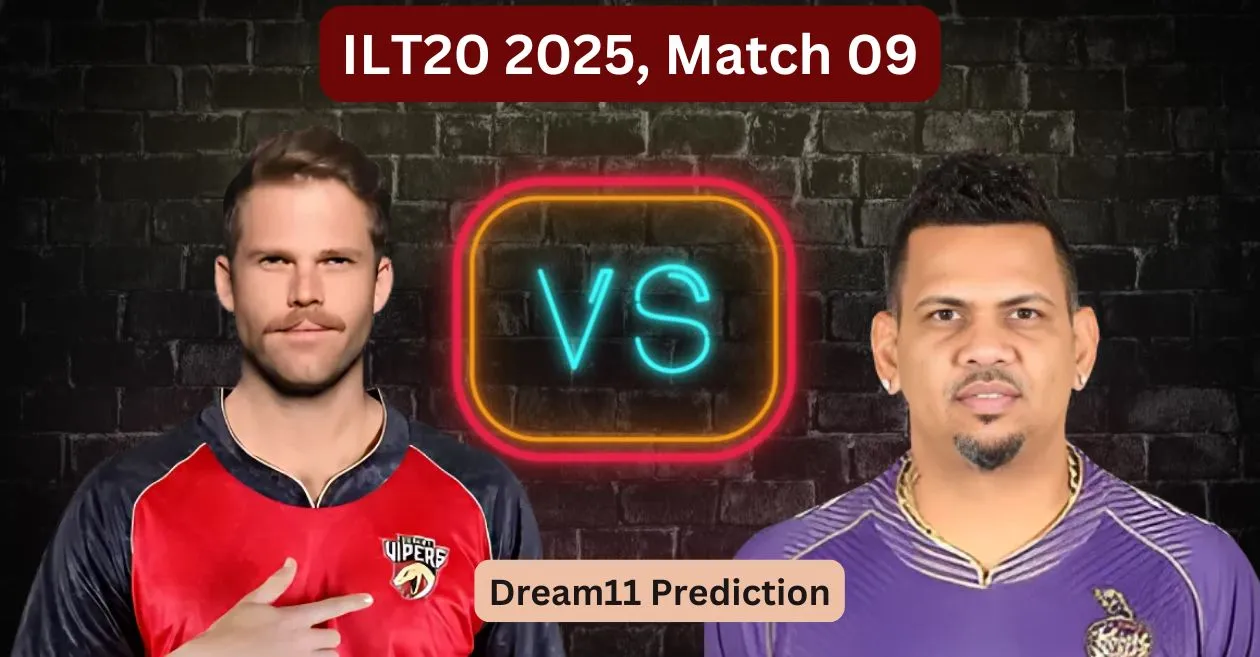 DV vs ADKR, ILT20 2025: Match Prediction, Dream11 Team, Fantasy Cricket Tips and Pitch Report | DV vs ADKR Desert Vipers vs Abu Dhabi Knight Riders