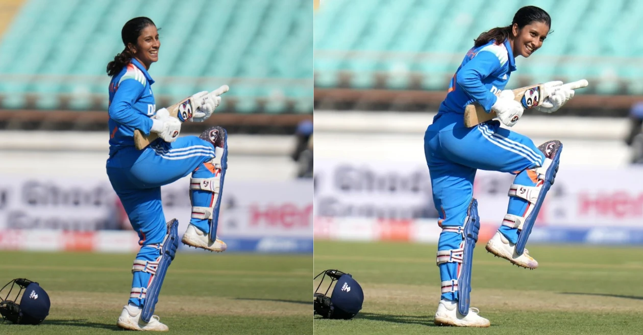 Watch: Jemimah Rodrigues celebrates with guitar during India’s series win over Ireland