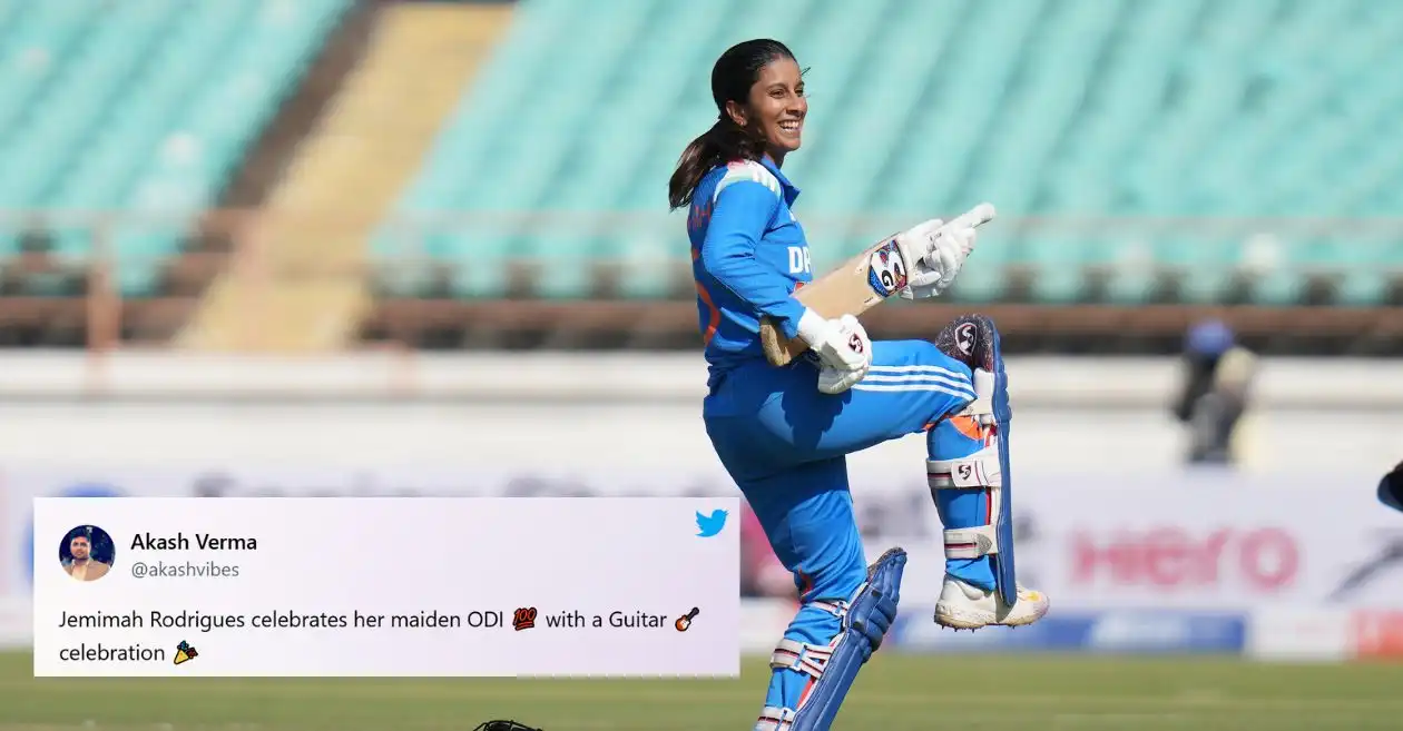 Twitter Reaction: Jemima Rodriguez scores her first international century in 2nd ODI – IND vs WI