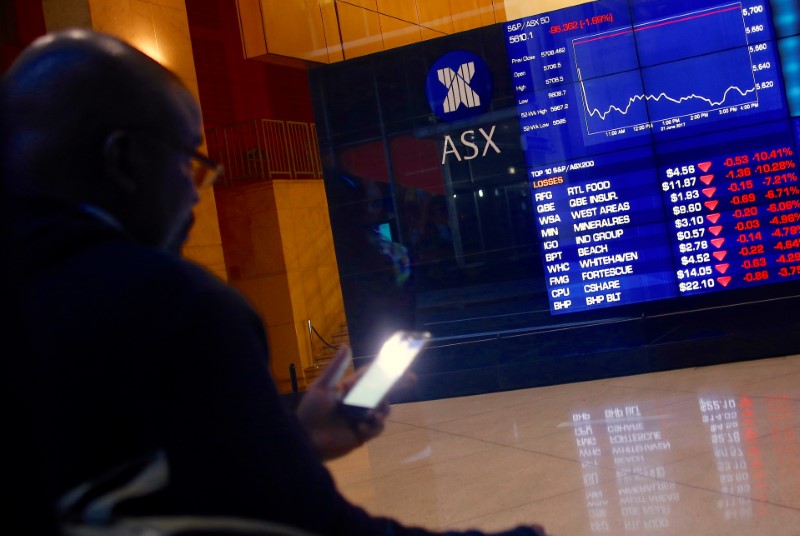 Australian stocks were lower at the close of trade; S&P/ASX 200 down 0.20% Via Investing.com