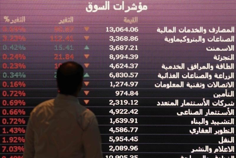 Saudi Arabian stocks were higher at the close of trade; Tadawul All Share up 0.24% Via Investing.com