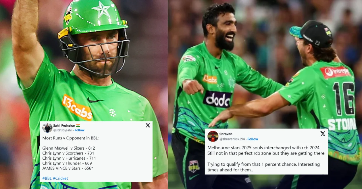 BBL|14 (Twitter Reaction): Glenn Maxwell’s explosive knock helps Melbourne Stars beat Sydney Sixers in final match