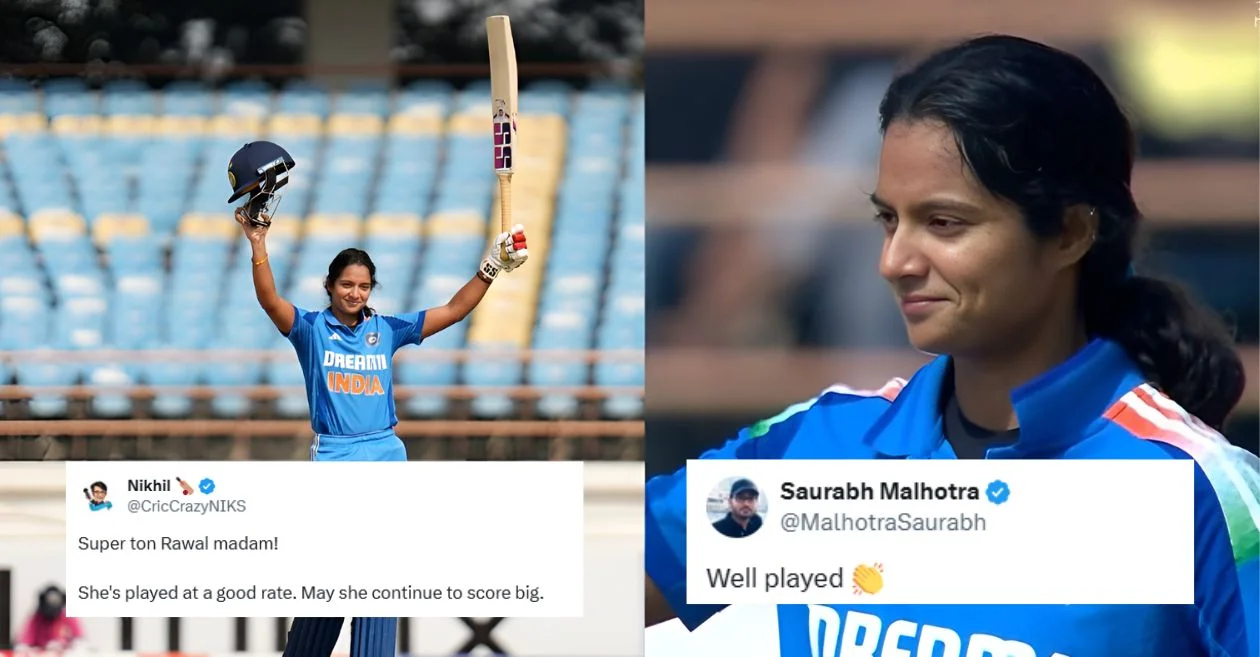 India’s Pratika Rawal scores her maiden century in third ODI against Ireland and fans erupt