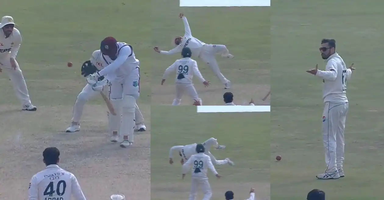 Watch: Salman Ali Agha dismisses Kevin Sinclair with screamer on Day 3 of first Test – PAK vs WI