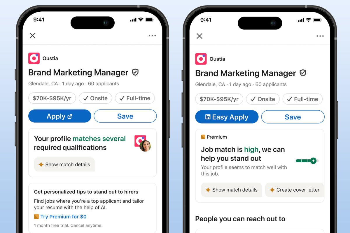 LinkedIn wants you to apply for a small job