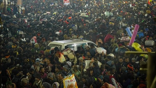 Dozens were injured in Stampede at the Maha Kumbh Festival in northern India