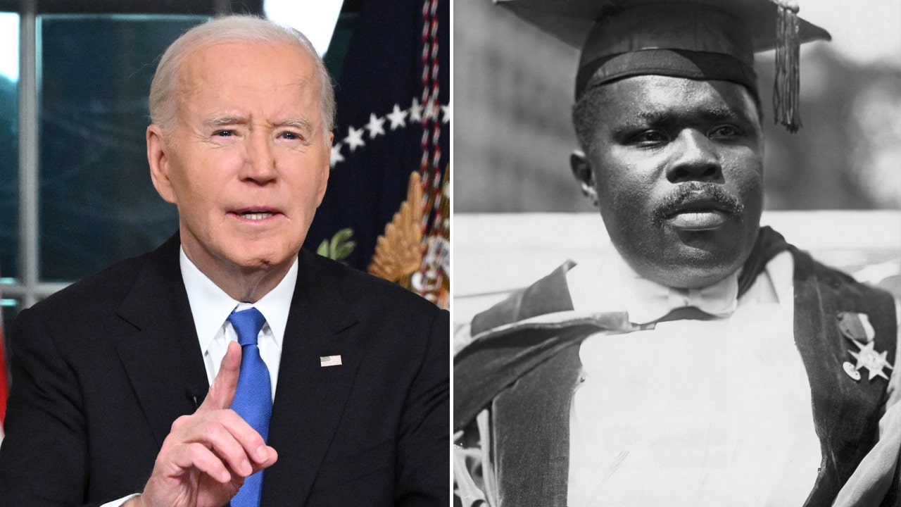 Biden pardons late black activist Marcus Garvey, four others