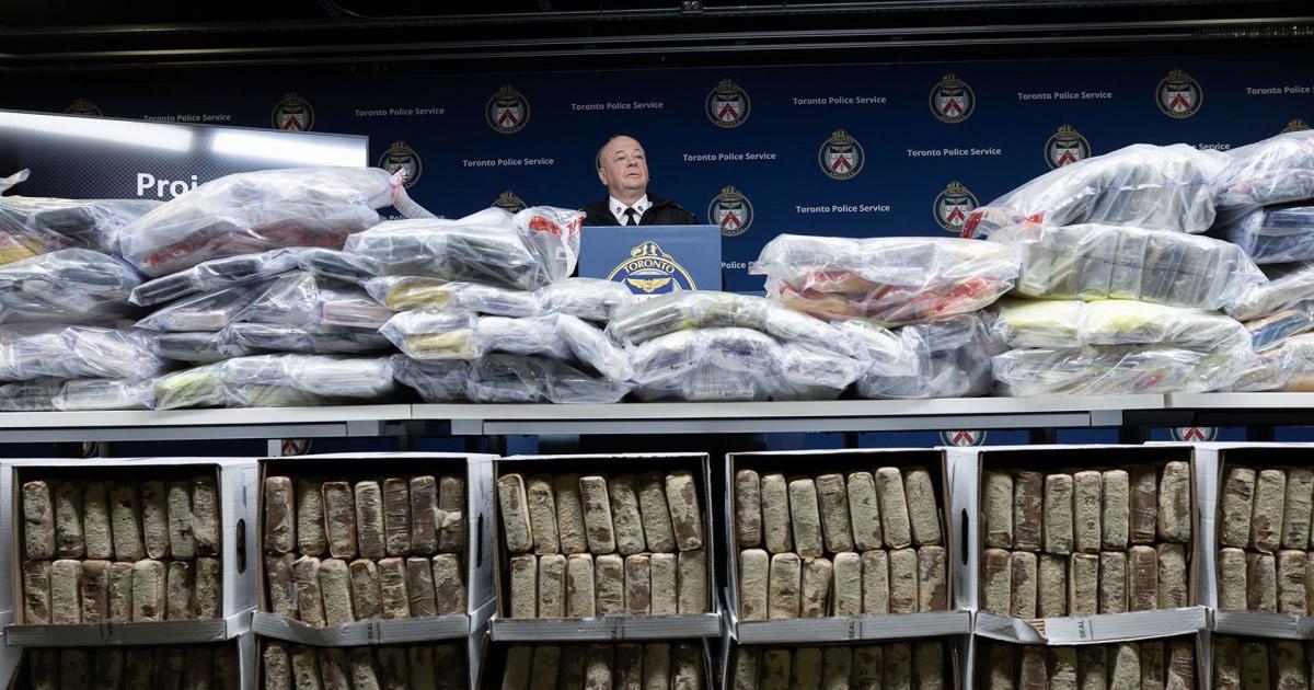 Record cocaine heist linked to notorious cartel seized in Toronto