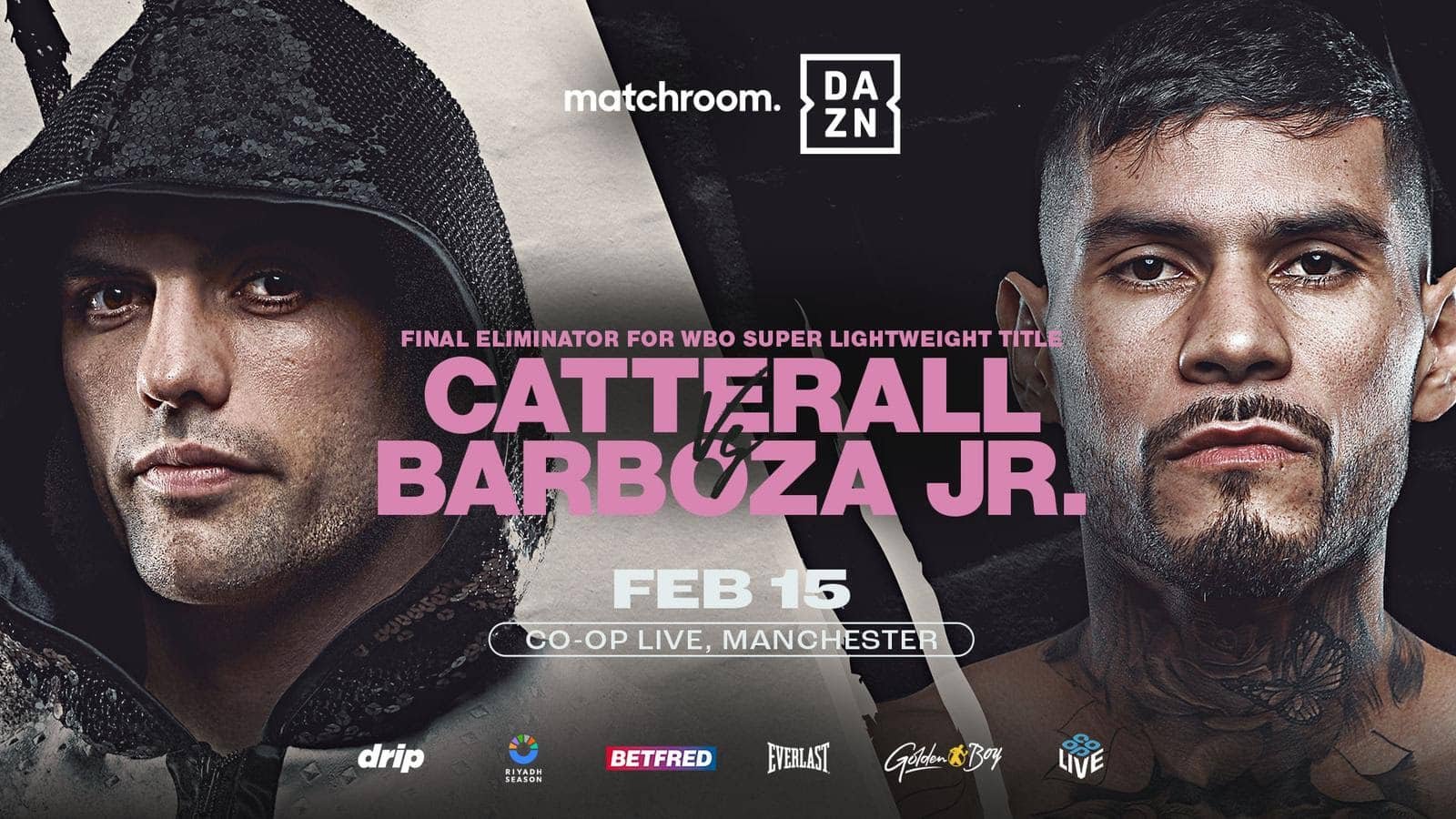 Arnold Barboza Jr. vs. Jack Catterall for WBO interim title