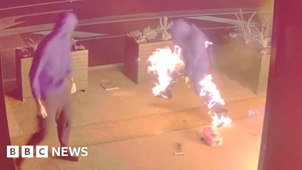 Melbourne arson suspect accidentally sets his own pants on fire