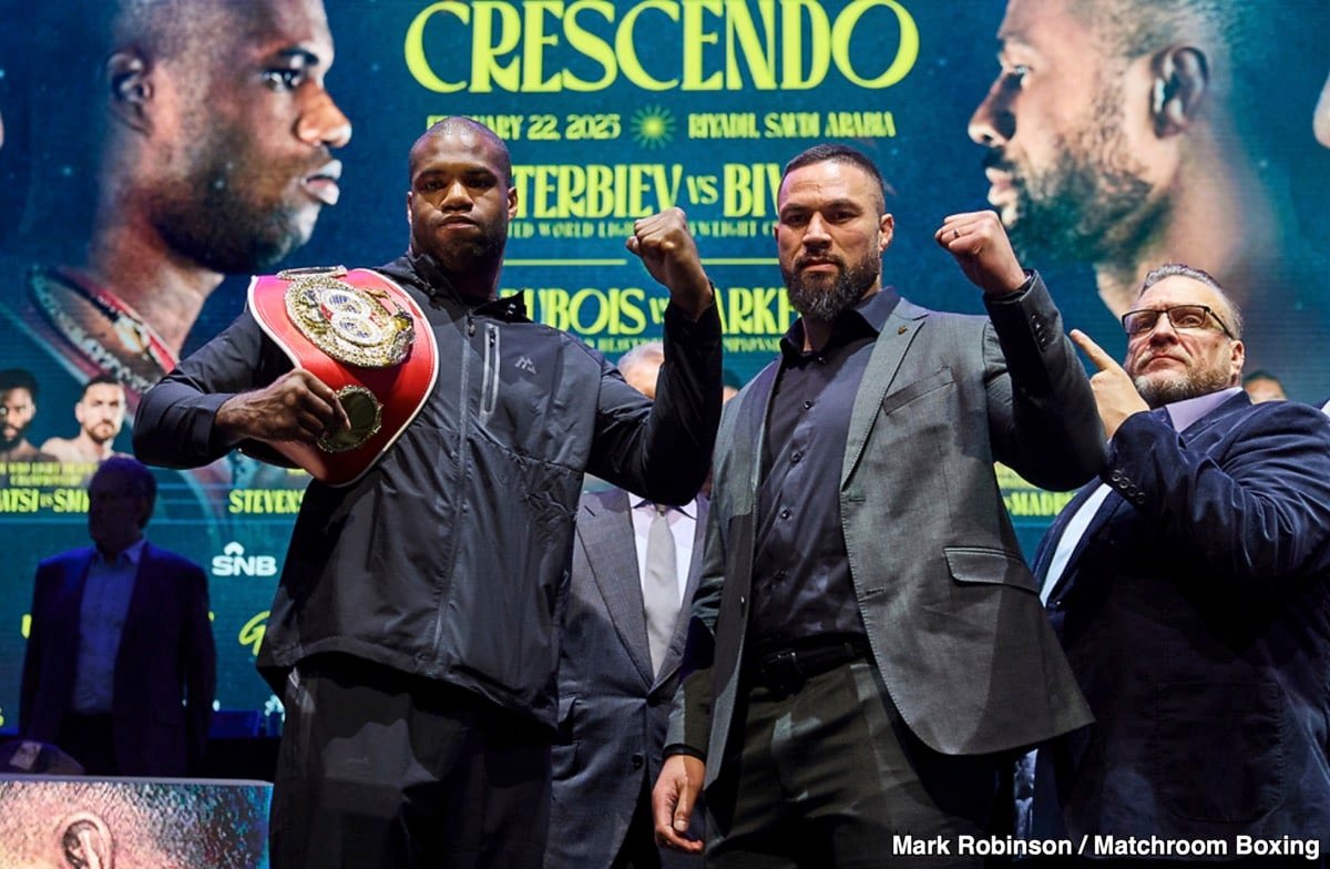 Daniel DuBois scolds Joseph Parker for “having a great time”