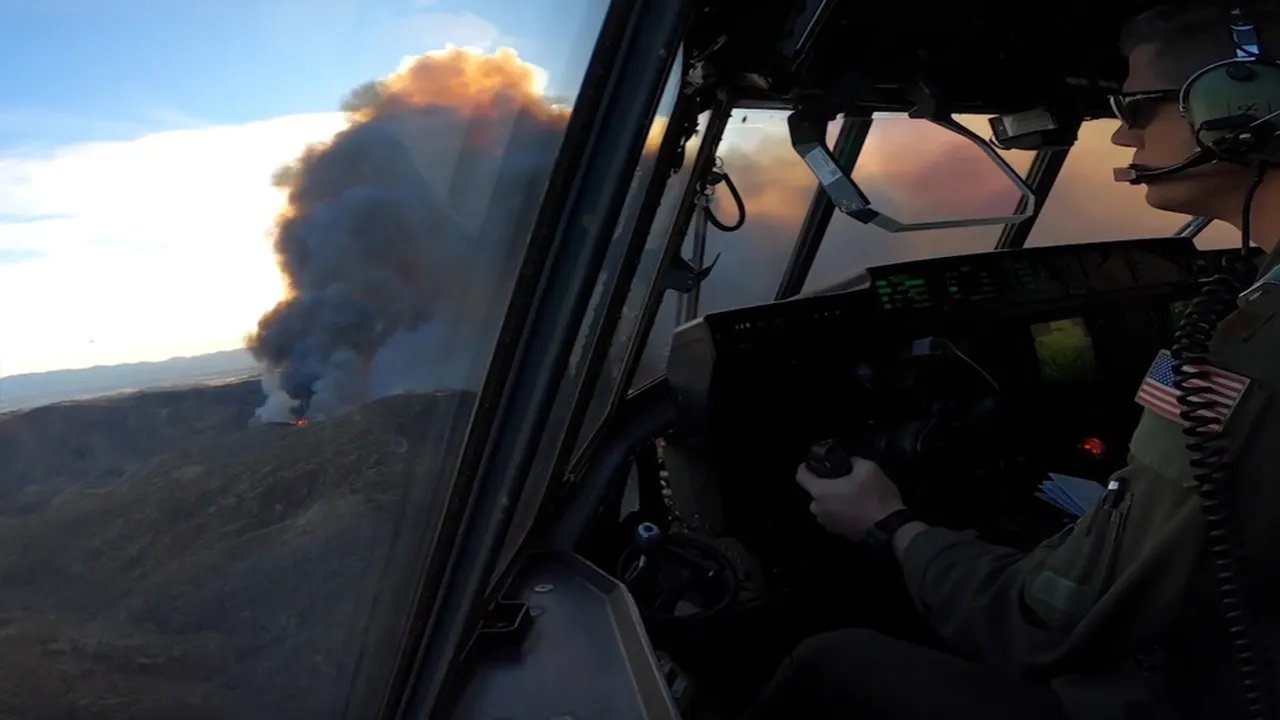 Hughes Fire: California Air National Guard releases video showing firefighting in aircraft cockpit