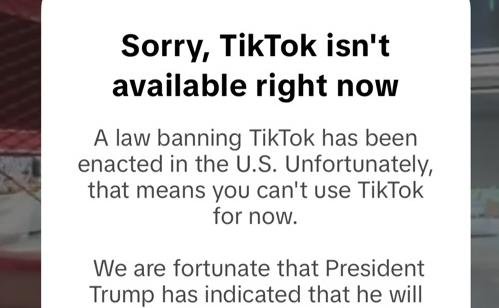 TikTok calls out Trump as app goes dark for millions of US users