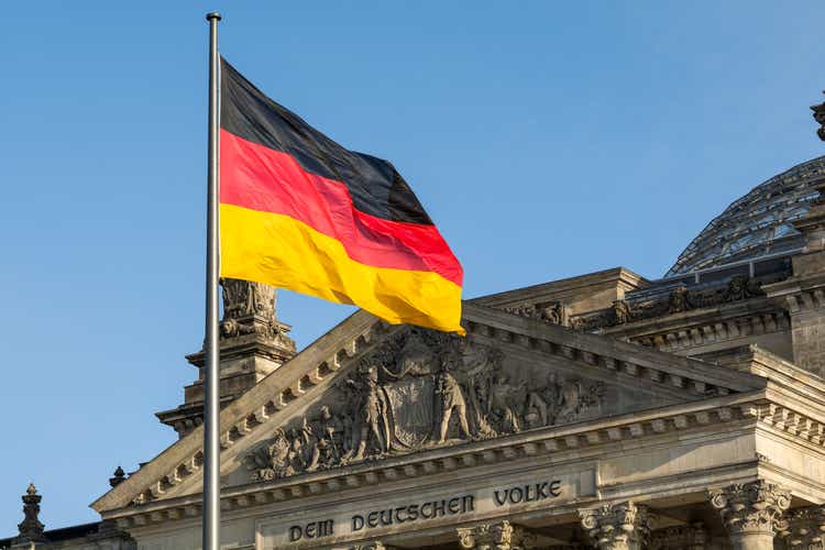 German GDP falls by 0.2% in a year