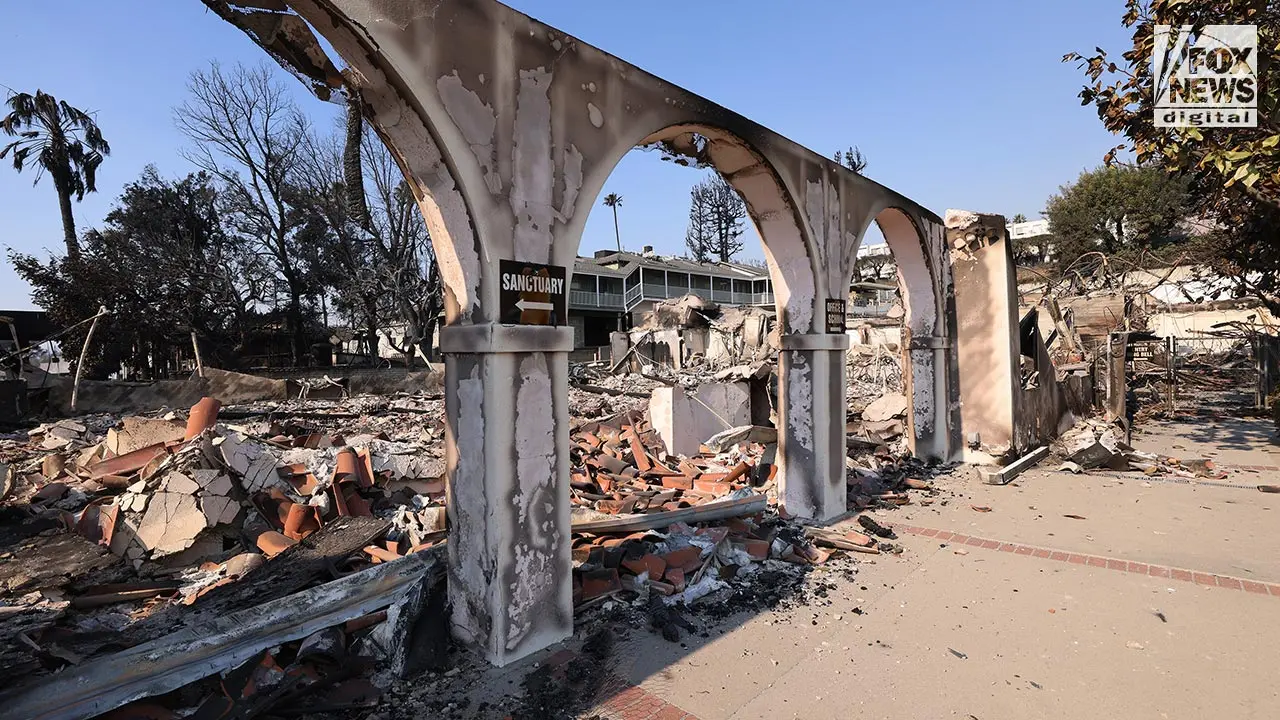 Representative Zhu led his colleagues to visit the damage caused by the fire in Eaton, California