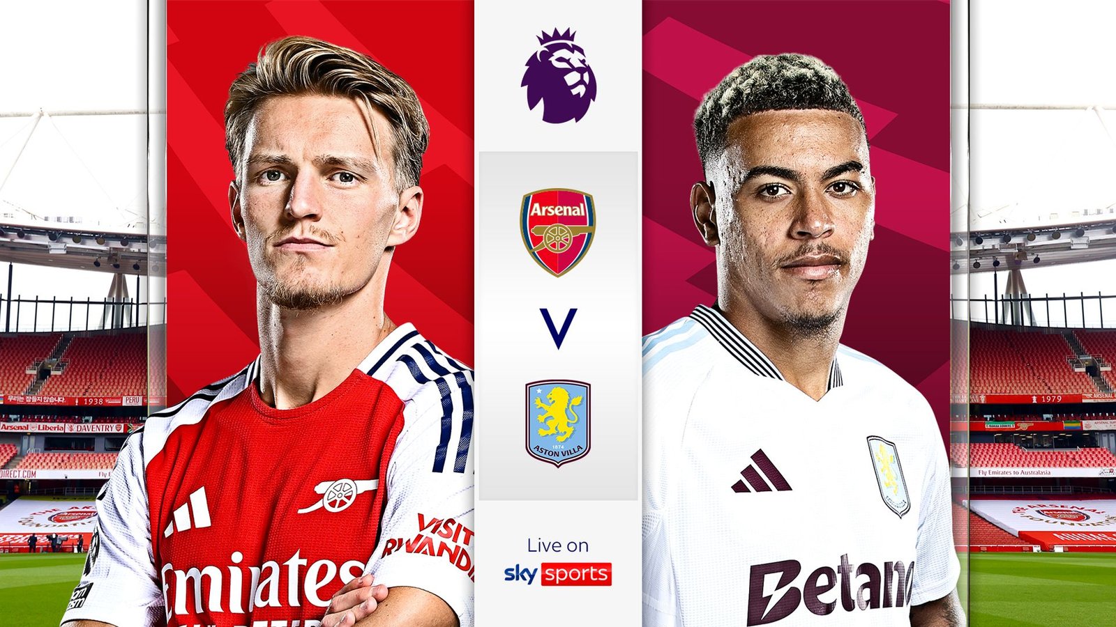 Live Commentary – Arsenal vs Aston Villa