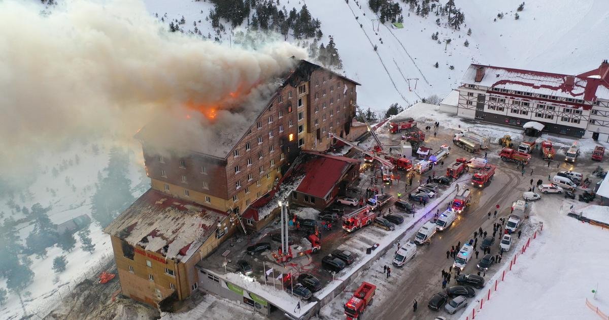 Fire engulfs hotel in Turkish ski resort, killing at least 10 people and injuring dozens